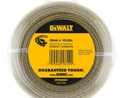 DeWalt Accessoires Débroussailleuse/Coupe-bordure DT20650-QZ Bobine De Fil 2 X 15,2 Mm Pour Coupe Bordures