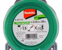 Makita Accessoires Débroussailleuse/Coupe-bordure E-01775 Fil De Coupe 2,0 X 30 Mètres Vert