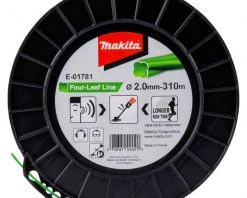 Makita Accessoires Débroussailleuse/Coupe-bordure E-01781 Fil De Coupe 2,0 X 310 Mètres Vert