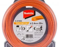 Makita Accessoires Débroussailleuse/Coupe-bordure E-01806 Fil De Coupe 2.4 X 30 Mètres Orange