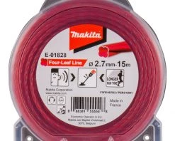 Makita Accessoires Débroussailleuse/Coupe-bordure E-01828 Fil De Terre 2,7 X 15 Mètres Rood