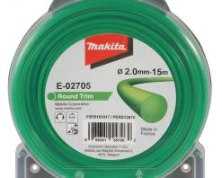 Makita Accessoires Débroussailleuse/Coupe-bordure E-02705 Fil De Coupe Vert 2mm X 15 Mtr Rond