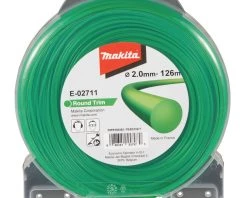 Makita Accessoires Débroussailleuse/Coupe-bordure E-02711 Fil De Coupe Vert 2mm X 126 Mtr Rond