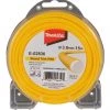 Makita Accessoires Débroussailleuse/Coupe-bordure E-02836 Fil De Coupe Jaune 3,0mm X 15 Mtr Rond