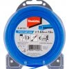 Makita Accessoires Débroussailleuse/Coupe-bordure Fil De Coupe Bleu 1,65mm X 15 Mtr Pour Débroussailleuses